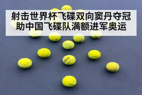 射击世界杯飞碟双向窦丹夺冠助中国飞碟队满额进军奥运